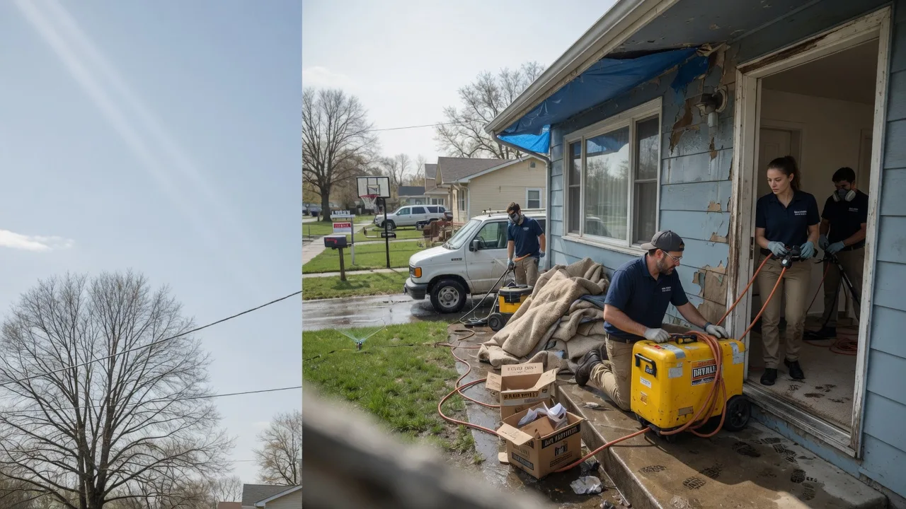 Basement Flood Cleanup in Goodwine, IL near me